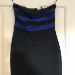Express Strapless mini dress